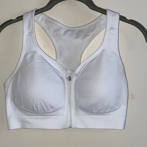 White Sports Bra